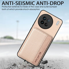 Carbon Fiber Magnetic Card Bag Phone Case