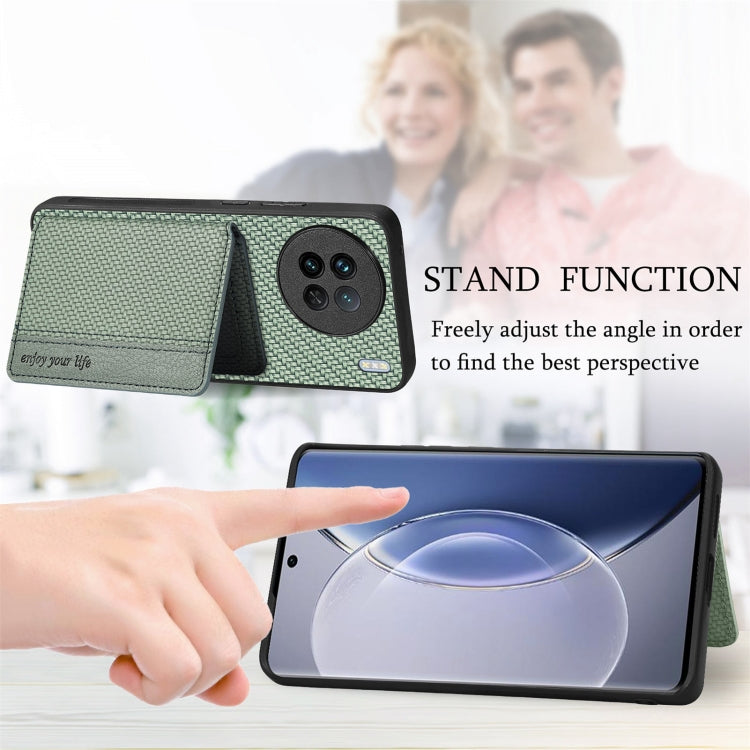 Carbon Fiber Magnetic Card Bag Phone Case