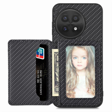 Carbon Fiber Magnetic Card Bag Phone Case