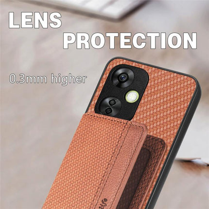 Carbon Fiber Magnetic Card Bag Phone Case