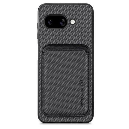 Carbon Fiber Leather Card Magsafe Phone Case, For Google Pixel 9a, For Google Pixel 7 Pro, For Google Pixel 7, For Google Pixel 6