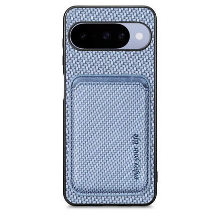 Carbon Fiber Leather Card Magsafe Phone Case, For Google Pixel 10 Pro XL, For Google Pixel 9 Pro XL, For Google Pixel 10 / 10 Pro, For Google Pixel 9 / 9 Pro