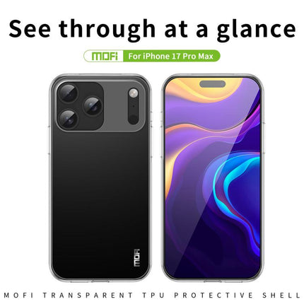 MOFI Ming Series Ultra-thin TPU Phone Case, For iPhone 17 Pro Max, For iPhone 17 Pro, For iPhone 17, For iPhone Air, For iPhone 16e, For iPhone 16 Pro Max, For iPhone 16 Pro, For iPhone 16 Plus, For iPhone 16, For iPhone 15 Pro Max, For iPhone 15 Pro  ...