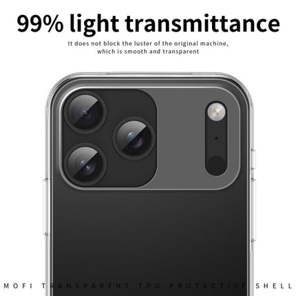 MOFI Ming Series Ultra-thin TPU Phone Case, For iPhone 17 Pro Max, For iPhone 17 Pro, For iPhone 17, For iPhone Air, For iPhone 16e, For iPhone 16 Pro Max, For iPhone 16 Pro, For iPhone 16 Plus, For iPhone 16, For iPhone 15 Pro Max, For iPhone 15 Pro  ...