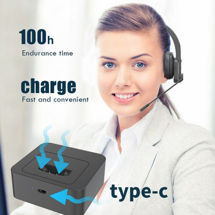 OY631 Bluetooth Noise Cancelling Single Ear Wireless Headphone With Microphone, OY631