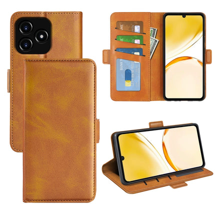 Dual-side Magnetic Buckle Horizontal Flip Leather Phone Case, For Realme Narzo N53 / C53
