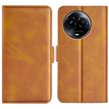 Dual-side Magnetic Buckle Horizontal Flip Leather Phone Case, For Realme 11X, For Realme C65 4G, For Realme C85 5G / 15x 5G, For Realme 15 5G / 15 Pro 5G