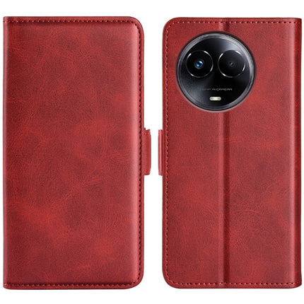 Dual-side Magnetic Buckle Horizontal Flip Leather Phone Case, For Realme 11X, For Realme C65 4G, For Realme C85 5G / 15x 5G, For Realme 15 5G / 15 Pro 5G