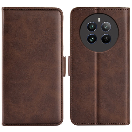 Dual-side Magnetic Buckle Horizontal Flip Leather Phone Case, For Realme 12 5G, For Realme 12+ 5G, For Realme 12 Pro+, For Realme C67 5G