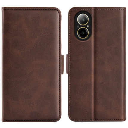 Dual-side Magnetic Buckle Horizontal Flip Leather Phone Case, For Realme 12 5G, For Realme 12+ 5G, For Realme 12 Pro+, For Realme C67 5G