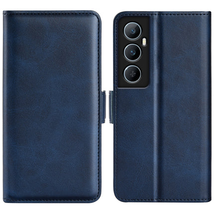 Dual-side Magnetic Buckle Horizontal Flip Leather Phone Case, For Realme 11X, For Realme C65 4G, For Realme C85 5G / 15x 5G, For Realme 15 5G / 15 Pro 5G