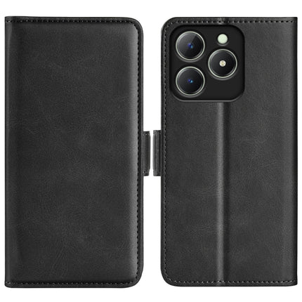 Dual-side Magnetic Buckle Horizontal Flip Leather Phone Case, For Realme 13+ 5G, For Realme 13 Pro 5G, For Realme GT 6 5G, For Realme C63