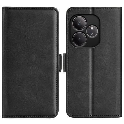 Dual-side Magnetic Buckle Horizontal Flip Leather Phone Case, For Realme 13+ 5G, For Realme 13 Pro 5G, For Realme GT 6 5G, For Realme C63