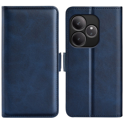 Dual-side Magnetic Buckle Horizontal Flip Leather Phone Case, For Realme 13+ 5G, For Realme 13 Pro 5G, For Realme GT 6 5G, For Realme C63