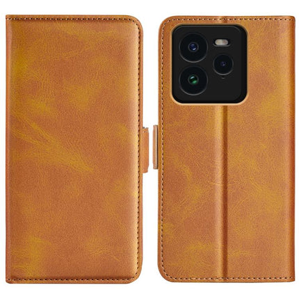 Dual-side Magnetic Buckle Horizontal Flip Leather Phone Case, For Realme 14 Pro 5G, For Realme 14X 5G, For Realme C75, For Realme GT 7 Pro 5G