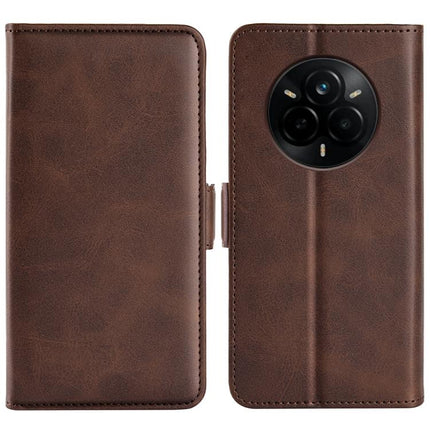 Dual-side Magnetic Buckle Horizontal Flip Leather Phone Case, For Realme 14 Pro 5G, For Realme 14X 5G, For Realme C75, For Realme GT 7 Pro 5G