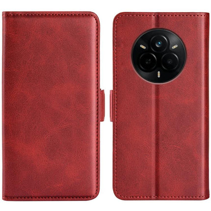 Dual-side Magnetic Buckle Horizontal Flip Leather Phone Case, For Realme 14 Pro 5G, For Realme 14X 5G, For Realme C75, For Realme GT 7 Pro 5G