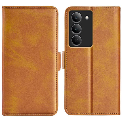 Dual-side Magnetic Buckle Horizontal Flip Leather Phone Case, For Realme 14 Pro 5G, For Realme 14X 5G, For Realme C75, For Realme GT 7 Pro 5G