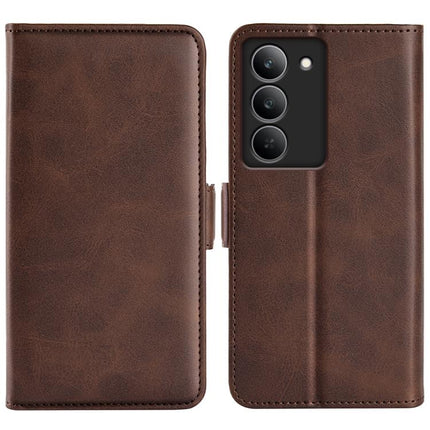 Dual-side Magnetic Buckle Horizontal Flip Leather Phone Case, For Realme 14 Pro 5G, For Realme 14X 5G, For Realme C75, For Realme GT 7 Pro 5G