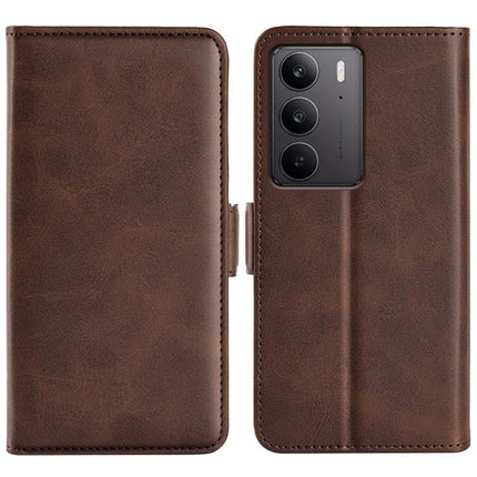 Dual-side Magnetic Buckle Horizontal Flip Leather Phone Case, For Realme 14 Pro 5G, For Realme 14X 5G, For Realme C75, For Realme GT 7 Pro 5G
