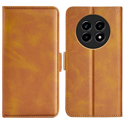 Dual-side Magnetic Buckle Horizontal Flip Leather Phone Case, For Realme 13+ 5G, For Realme 13 Pro 5G, For Realme GT 6 5G, For Realme C63