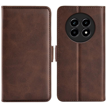 Dual-side Magnetic Buckle Horizontal Flip Leather Phone Case, For Realme 13+ 5G, For Realme 13 Pro 5G, For Realme GT 6 5G, For Realme C63