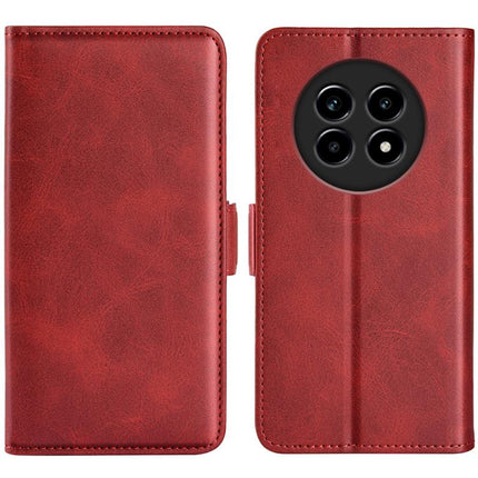 Dual-side Magnetic Buckle Horizontal Flip Leather Phone Case, For Realme 13+ 5G, For Realme 13 Pro 5G, For Realme GT 6 5G, For Realme C63