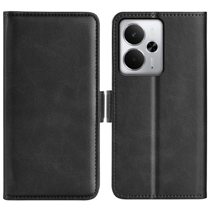 Dual-side Magnetic Buckle Horizontal Flip Leather Phone Case, For Realme C85 Pro 4G, For Realme 15T, For Realme C71 4G, For Realme 14 5G