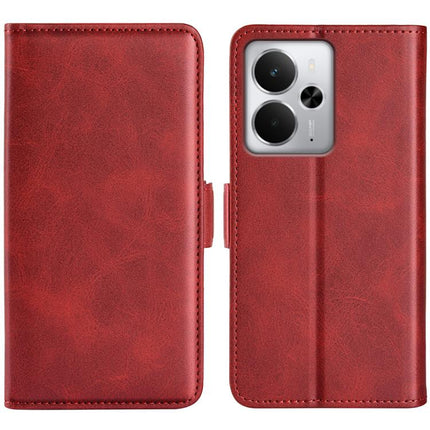 Dual-side Magnetic Buckle Horizontal Flip Leather Phone Case, For Realme C85 Pro 4G, For Realme 15T, For Realme C71 4G, For Realme 14 5G