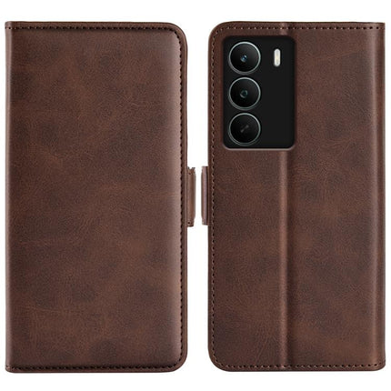 Dual-side Magnetic Buckle Horizontal Flip Leather Phone Case, For Realme C85 Pro 4G, For Realme 15T, For Realme C71 4G, For Realme 14 5G