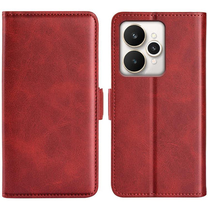 Dual-side Magnetic Buckle Horizontal Flip Leather Phone Case, For Realme 11X, For Realme C65 4G, For Realme C85 5G / 15x 5G, For Realme 15 5G / 15 Pro 5G