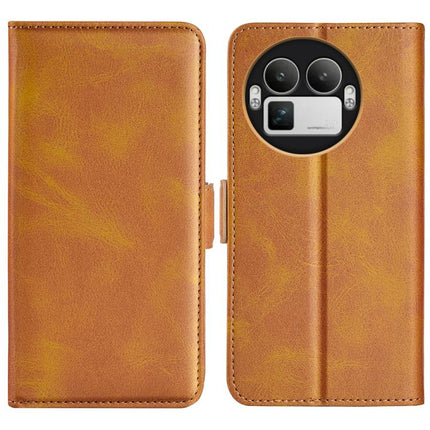 Dual-side Magnetic Buckle Horizontal Flip Leather Phone Case, For Realme 16 5G, For Realme 16 Pro+ 5G, For Realme 16 Pro 5G, For Realme GT 8 Pro 5G Global