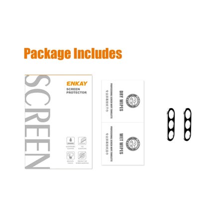 2pcs ENKAY Hat-Prince 9H Rear Camera Lens Tempered Glass Film, For Samsung Galaxy F34, For Samsung Galaxy M34 5G, For Samsung Galaxy A25 5G, For Samsung Galaxy S23 FE 5G, For Smasung Galaxy Z Fold5