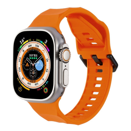 Ripple Silicone Sports Watch Band, For Apple Watch SE 44mm