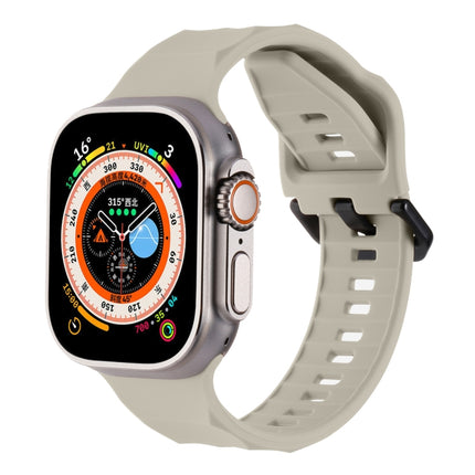 Ripple Silicone Sports Watch Band, For Apple Watch 4 44mm