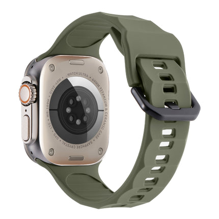 Ripple Silicone Sports Watch Band, For Apple Watch 42mm