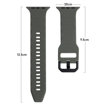 Ripple Silicone Sports Watch Band, For Apple Watch 7 45mm