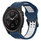 For Garmin Fenix 7 Pro 47mm / Blue+White