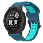 For Garmin  Instinct 2 Solar / Blue+Teal
