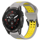 For Garmin Epix Pro 47mm / Grey+Yellow