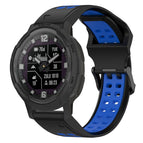 For Garmin Instinct Crossover / Black+Blue