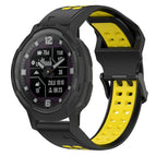 For Garmin Instinct Crossover Solar / Black+Yellow