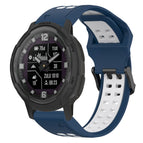 For Garmin Instinct Crossover Solar / Blue+White