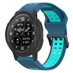For Garmin Instinct Crossover Solar / Blue+Teal