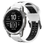 For Garmin Fenix 7 / White+Black