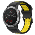 For Garmin Fenix 6 / Black+Yellow