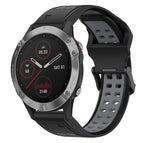 For Garmin Fenix 6 / Black+Grey