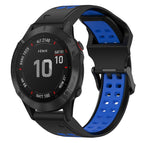 For Garmin Fenix 6 Pro / Black+Blue