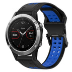 For Garmin Fenix 5 / Black+Blue