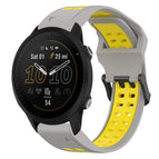 For Garmin Forerunner 955 / Grey+Yellow